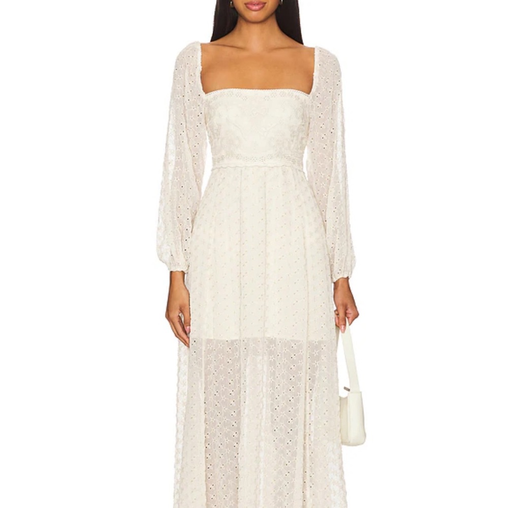 Free People Malina dress cream/ivory